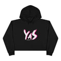 "YAS Work" Crop Hoodie