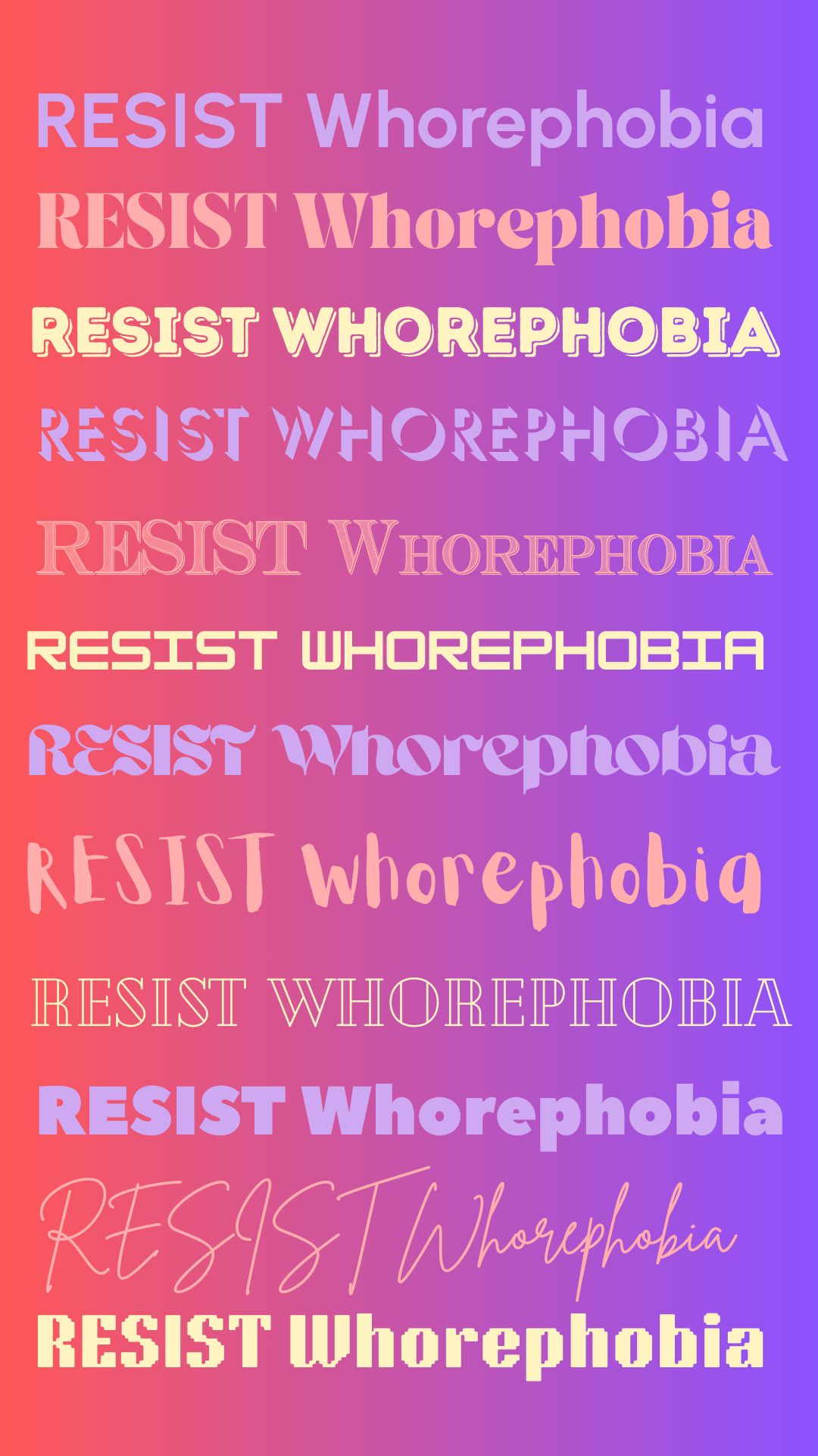 RESIST the Phobia (for phone screen)