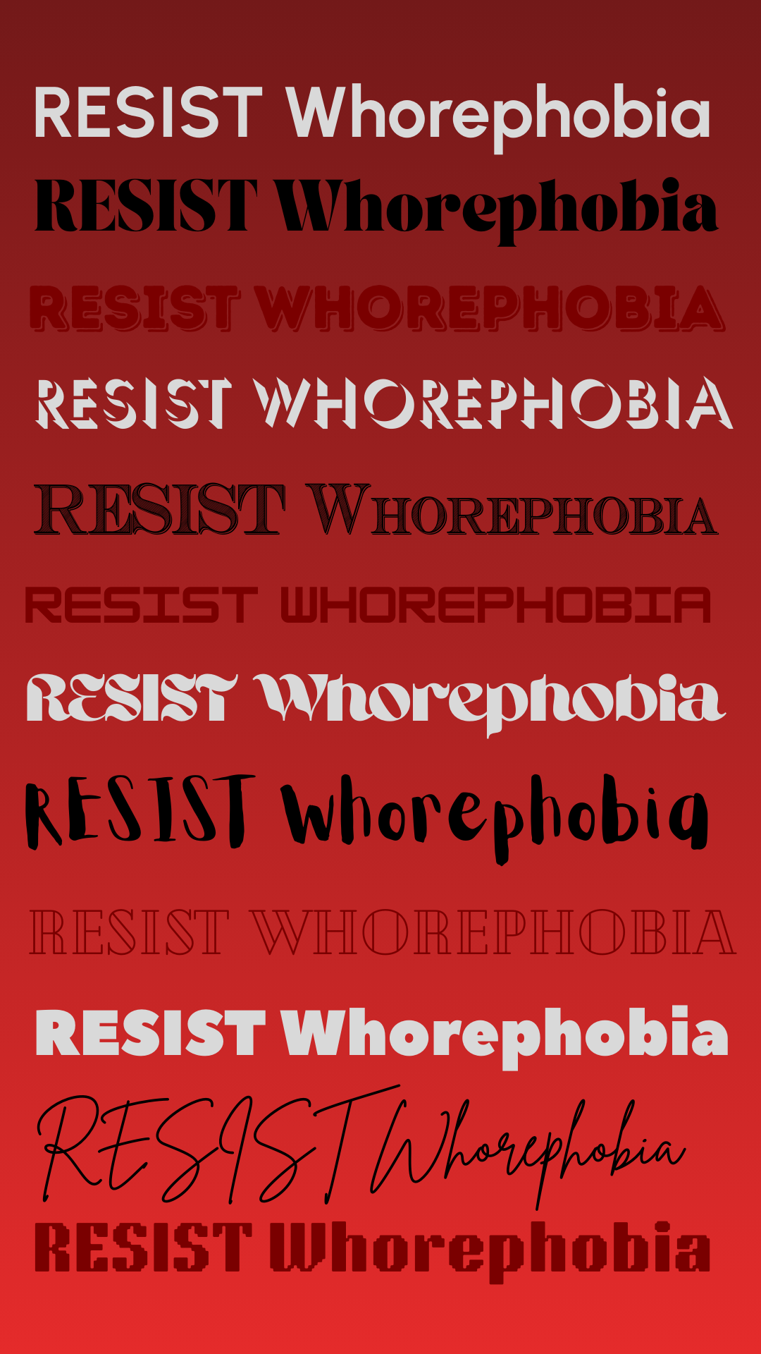 RESIST the Phobia (for phone screen)